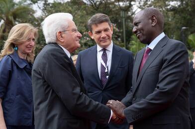 Kenya, l'incontro di Sergio Mattarella con il presidente William Ruto