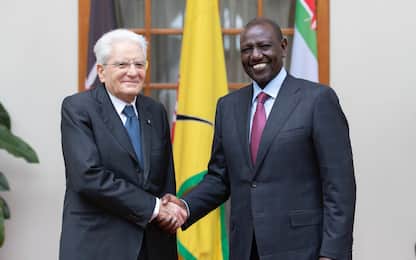 Kenya, Mattarella incontra il presidente Ruto a Nairobi