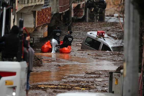 Flood in Turkey after the earthquake Sanliurfa and Adiyaman affected by ...