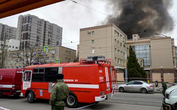 Russia, in Rostov fire in the Secret Service building - Italian Post