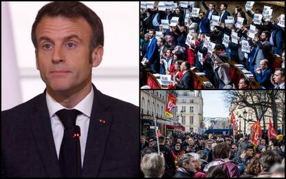 Francia, riforma pensioni passa senza voto parlamentare. Proteste