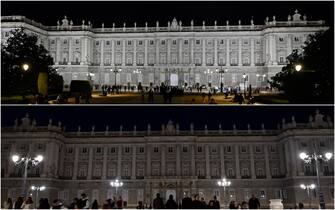 Il palazzo reale a Madrid