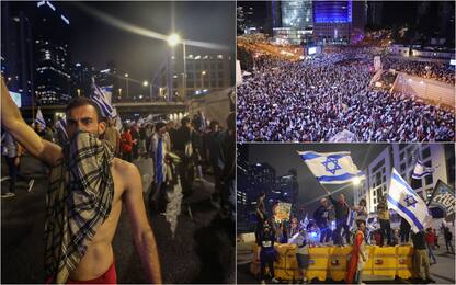Israele, protesta contro riforma giustizia. Oltre 600mila in piazza