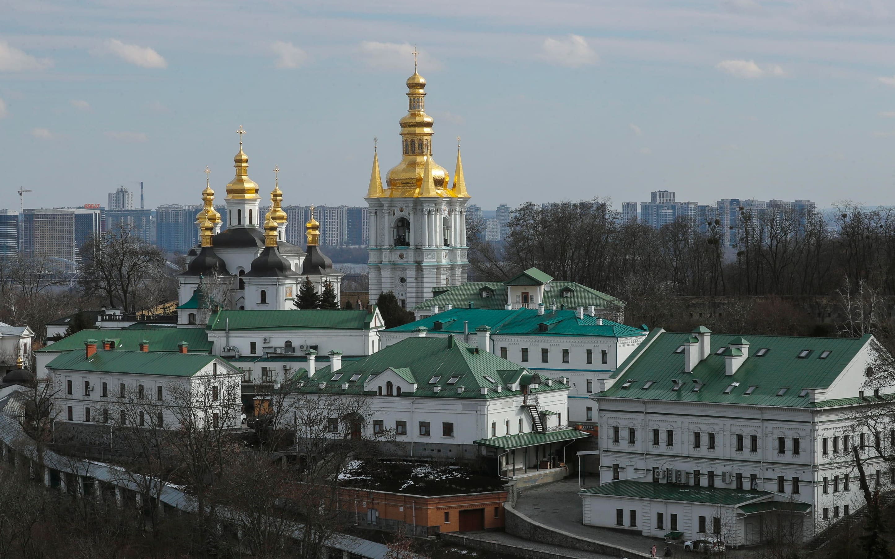 Il monastero di Pechersk Lavra a Kiev Il monastero di Pechersk Lavra a Kiev