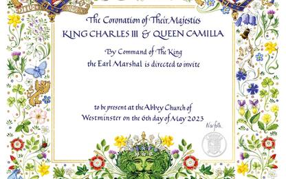 Incoronazione Re Carlo III, svelato invito ufficiale alla cerimonia