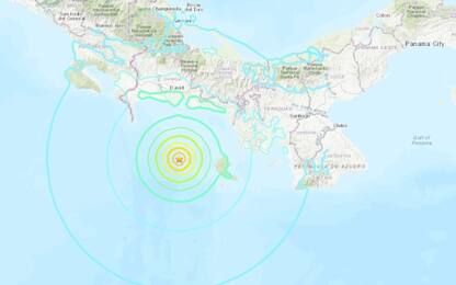 Terremoto di magnitudo 6.3 al largo di Panama