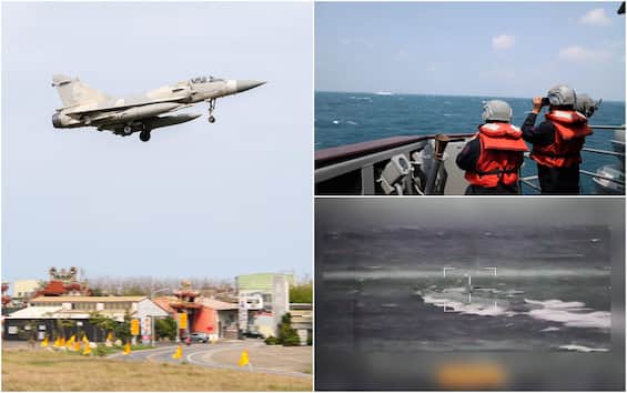 Taiwan, China simulates strikes against key targets: aircraft and warships near island