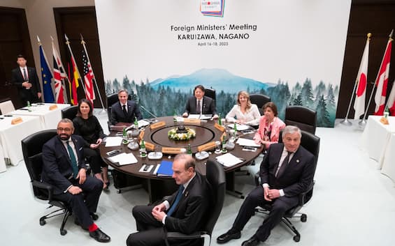 G7, foreign ministers: “Those who help Moscow will pay a heavy price”
