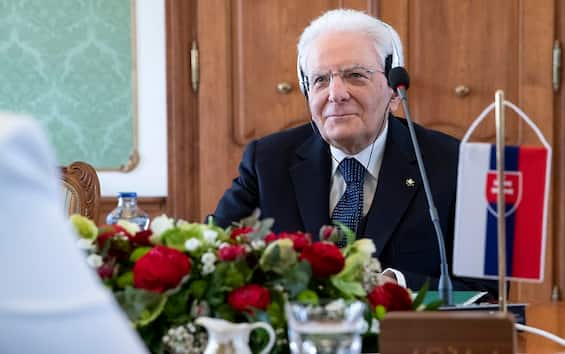 Mattarella visits Bratislava: “Italy will support Ukraine as long as necessary”