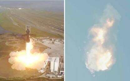 Starship di SpaceX decolla, ma esplode in volo: lancio fallito