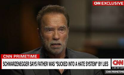 Schwarzenegger sul passato nazista del padre: antisemitismo va fermato