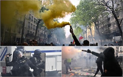 Proteste contro riforma pensioni, scontri in Francia. Agenti feriti