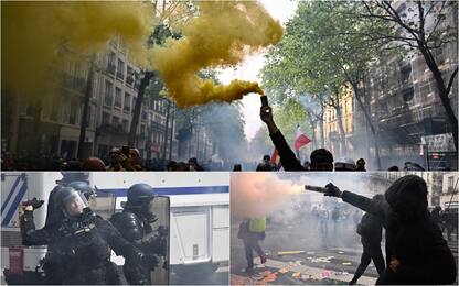 Proteste contro riforma pensioni, scontri in Francia. Agenti feriti