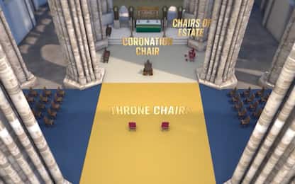 Incoronazione di re Carlo III, i luoghi della cerimonia in 3D. VIDEO