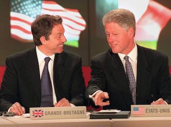 Blair and Clinton