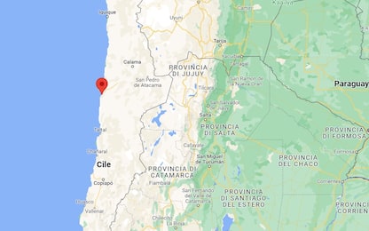 Cile, terremoto di magnitudo 5.2 a nord nella provincia Antofagasta