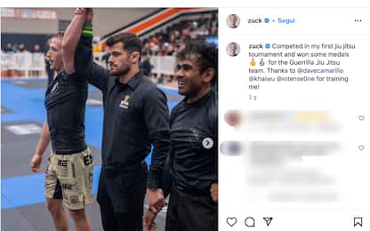 Mark Zuckerberg si dà al Jiu jitsu e conquista il suo primo oro