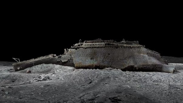 Titanic, nuove immagini in 3D del relitto mostrano dettagli mai