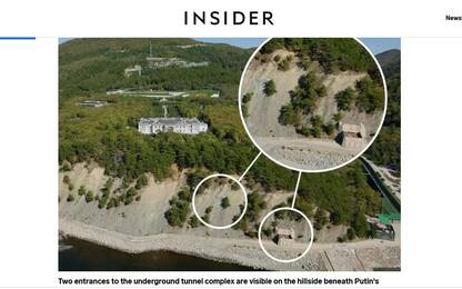 Putin, scoperto bunker nucleare segreto sotto una villa sul Mar Nero