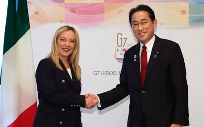 G7 Hiroshima, Meloni quinta donna leader: incontro con Kishida