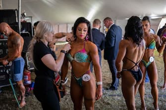 The Arnold Classic Africa body building contest takes place in Johannesburg.  PHOTO