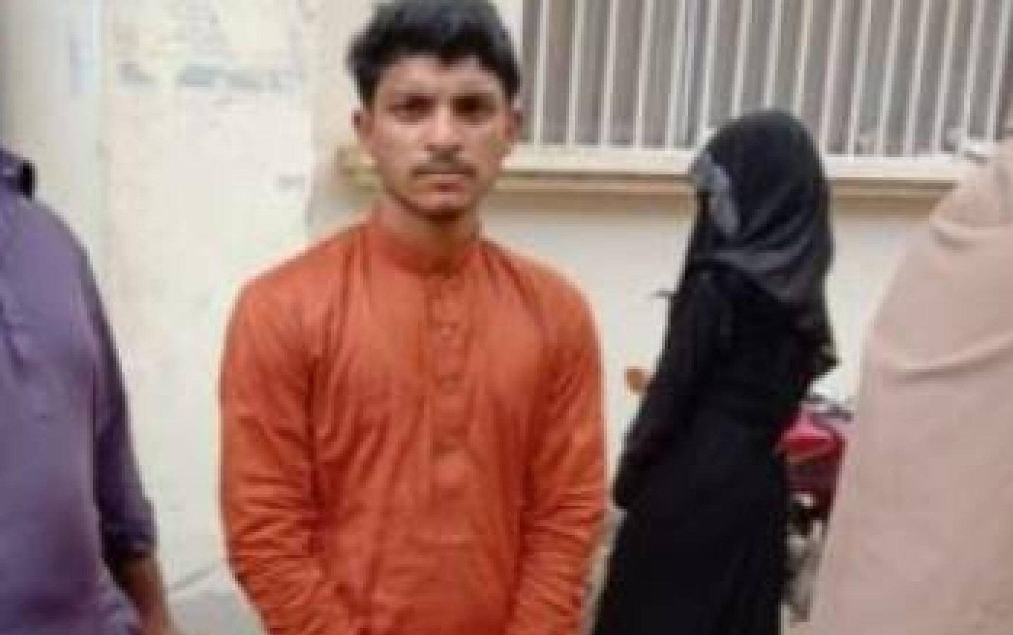 Nouman Asghar, 24enne cristiano della città di Bahawalpur, in Punjab, Pakistan, è stato condannato a morte per blasfemia da un tribunale di primo grado di Bahawalpur, 30 Maggio 2023. ANSA/THE VOICE