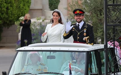 Giordania, matrimonio del principe ereditario Hussein e di Rajwa. FOTO