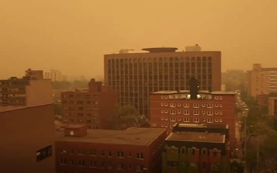 Fires in Canada, cloud of smoke over Ottawa, Toronto and New York