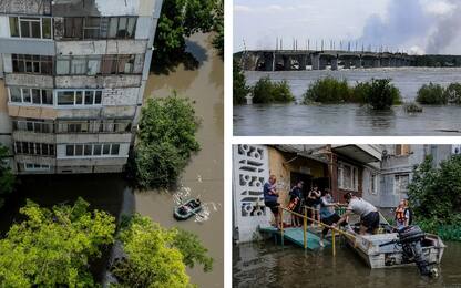 Diga di Kakhovka, Kiev: 5 morti e 13 dispersi in inondazioni. LIVE
