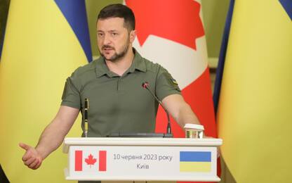 Ucraina, Zelensky: "Azioni controffensive contro la prima linea russa"