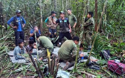 Colombia, trovati vivi i 4 bimbi sopravvissuti a incidente aereo
