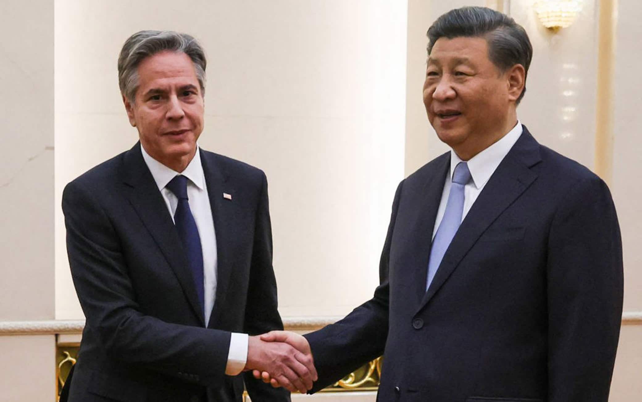 Antony Blinken e Xi Jinping