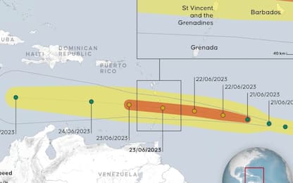 Martinica, allerta per tempesta tropicale Bret diretta verso i Caraibi