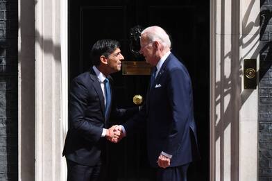 Biden a Londra, oggi l'incontro con Re Carlo III e il premier Sunak