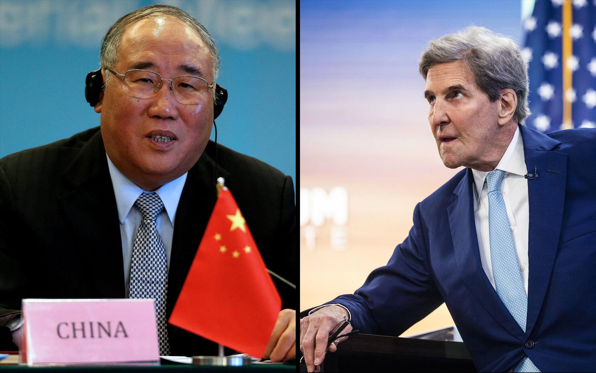 Xie Zhenhua e John Kerry