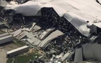 Carolina del Nord, tornado devasta lo stabilimento di Pfizer. VIDEO