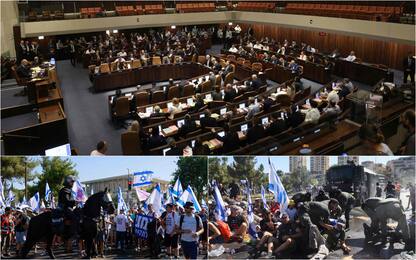 Israele, via libera a riforma giustizia. Proteste e scontri nel Paese