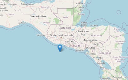 Terremoto, sisma di magnitudo 5.5 in Guatemala ed El Salvador