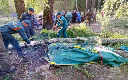 Uragano in Russia, alberi cadono su un campeggio: almeno 8 morti