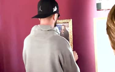 tvboy alla mostra di bansky a glasgow