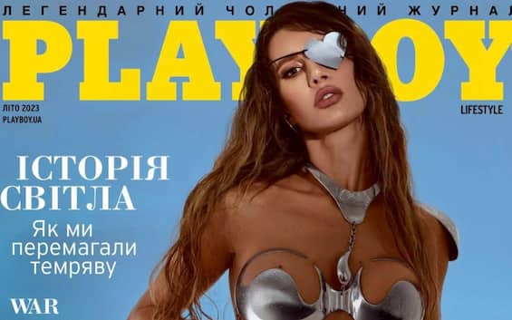 Ukraine, Iryna Bilotserkovets on Playboy cover: model survived Russian raid