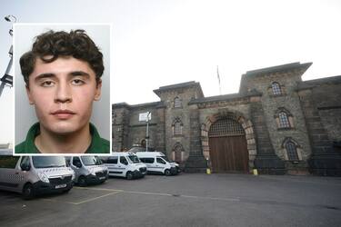 A general view of HMP Wandsworth in London, as former soldier Daniel Abed Khalife, 21, accused of terrorism has escaped jail from a prison kitchen by clinging on to a delivery van. Khalife went missing in his cook's uniform from HMP Wandsworth on Wednesday shortly before 8am, where he was being held awaiting trial for planting a fake bomb and gathering information that might be useful to terrorists or enemies of the UK. Picture date: Wednesday September 6, 2023. (Photo by Yui Mok/PA Images via Getty Images)
