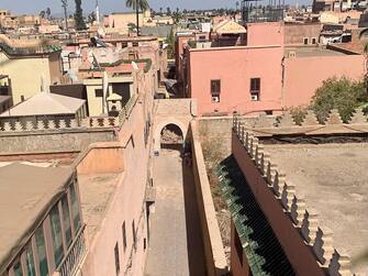 Earthquake in Morocco, collapses in the medina of Marrakech.  PHOTO