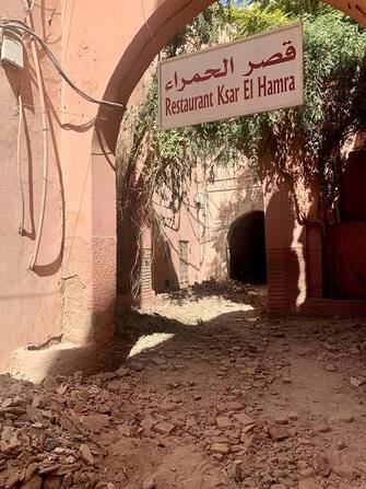 Medina of Marrakech after the earthquake, 9 September 2023. ANSA/OLGA PISCITELLI