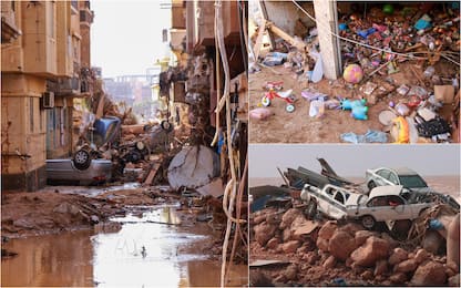 Inondazioni in Libia, almeno 6mila morti solo a Derna. FOTO