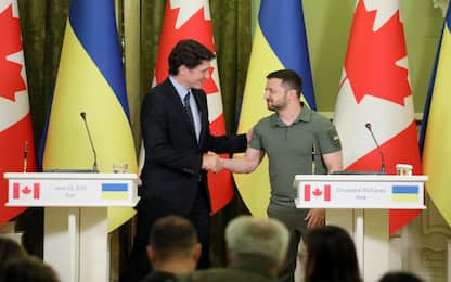 Zelensky è arrivato in Canada, oggi incontro con Trudeau
