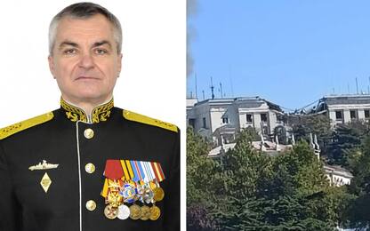 Ucraina, morto comandante flotta russa del Mar Nero Viktor Sokolov