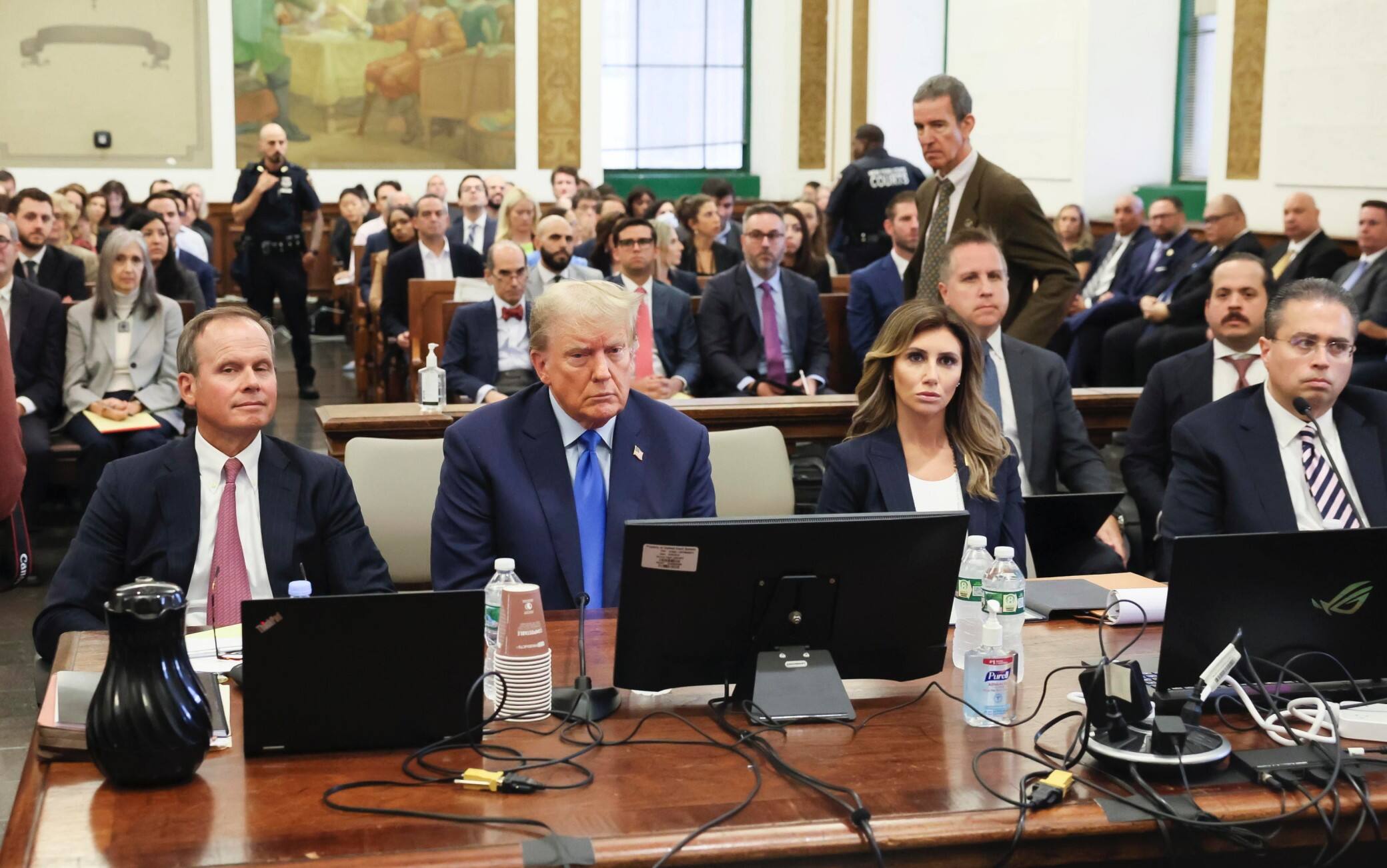 Donald Trump in tribunale a New York