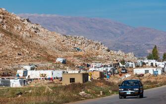 Palestinian refugee camp, Bekaa Valley, Lebanon