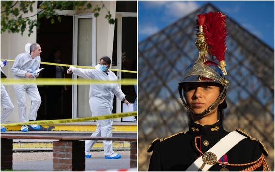 France, security alert after stabbing of a professor.  The Louvre closed